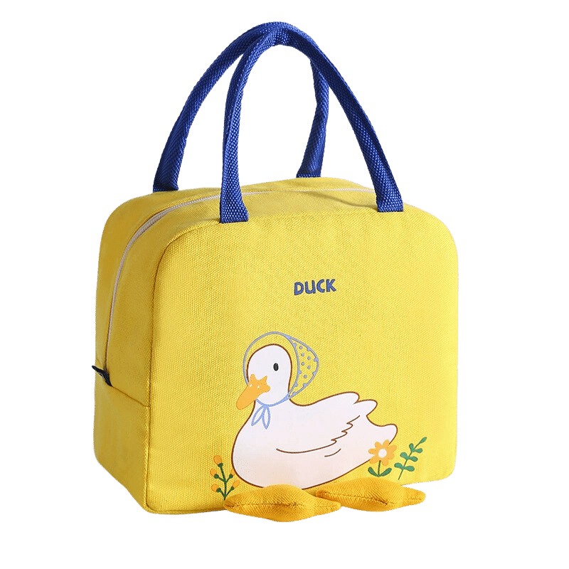 Emmespcs Bolsa Patinho Amarela Nova Lancheira Escolar - Hotpak